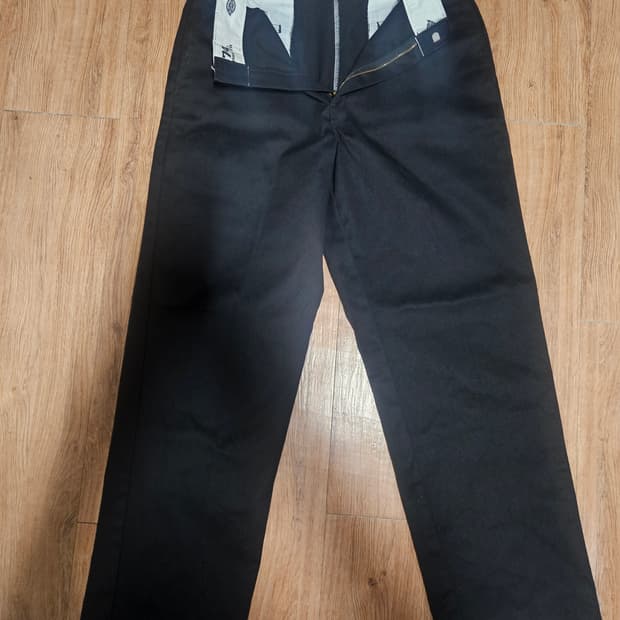 디키즈 팬츠 874  더블니 블랙