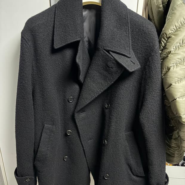 브라운야드 보일드울 피코트 4사이즈