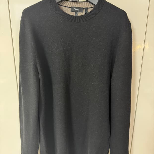 Theory(띠어리) 더블페이스 니트 블랙 M 사이즈