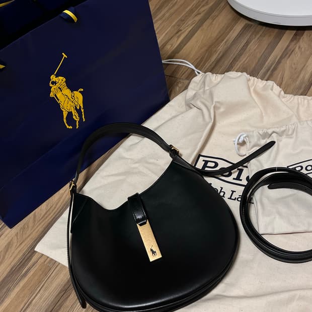 랄프로렌 카프스킨ID 블랙백