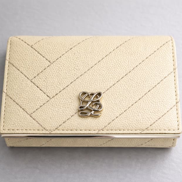 루이까또즈 퀼팅 지갑 옐로우