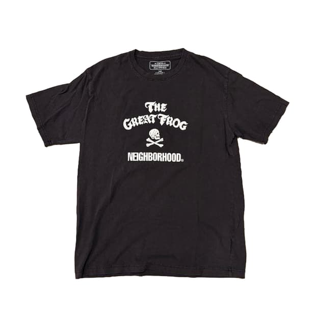 19AW 네이버후드 X 더 그레이트 프로그 스컬 크로스본 반팔티
