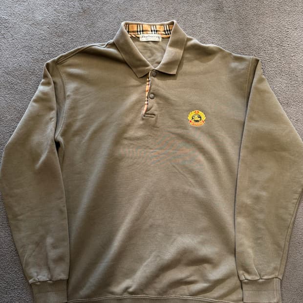 버버리 빈티지 월계수 카라 맨투 처분 