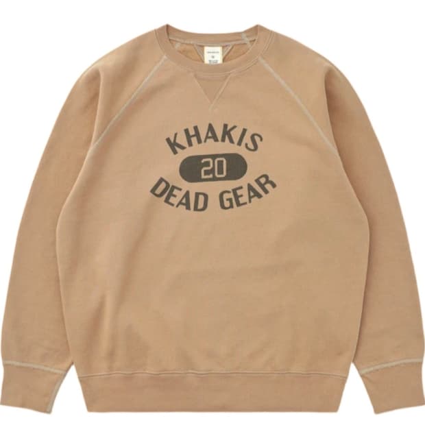 [4] 카키스 맨투맨 페일오렌지