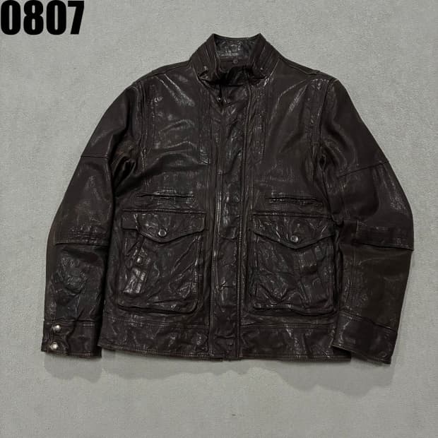 게스 리얼레더 양가죽 자켓 95