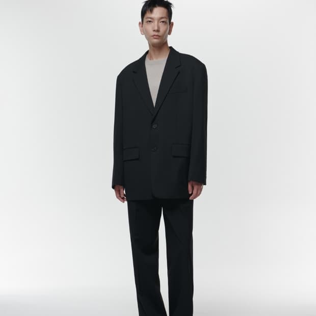 무탠다드 빅대디 오버사이즈 블레이져 m