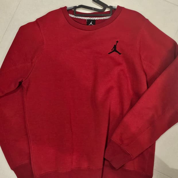 조던 맨투맨 빨강 m