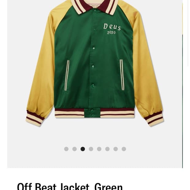 데우스 야구 점퍼 스카잔 XL