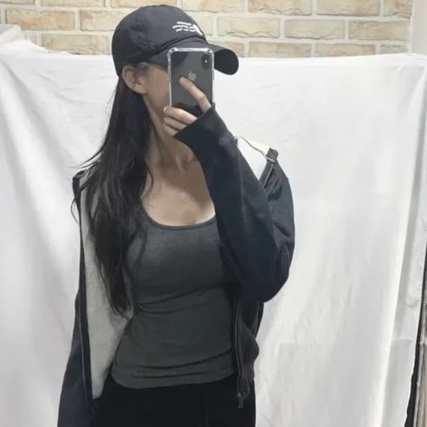 폴로 랄프로렌 후드집업,그레이