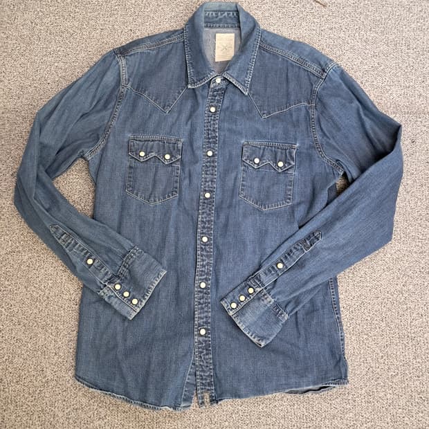 폴로 웨스턴데님셔츠