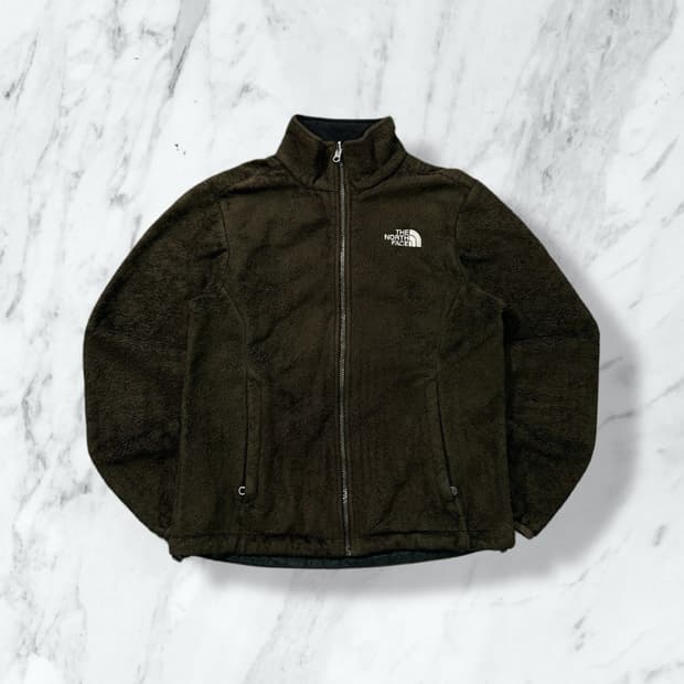 노스페이스 브라운 플리스 자켓 