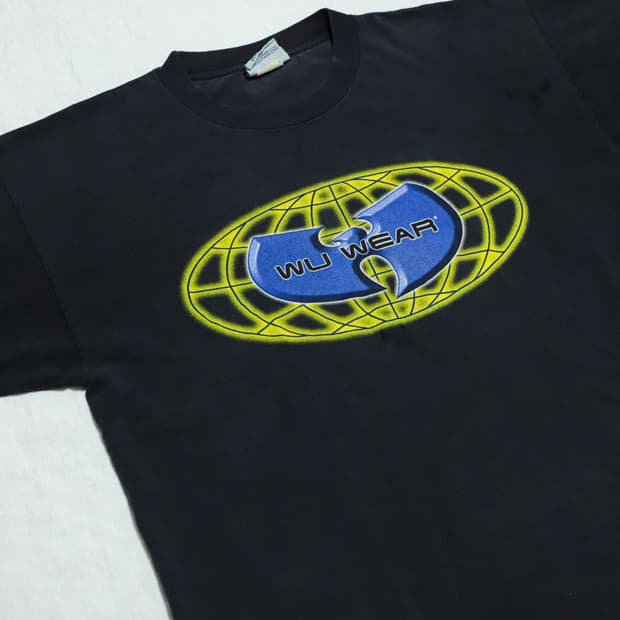 빈티지 90’s 우탱 클랜 랩 티셔츠 2XL