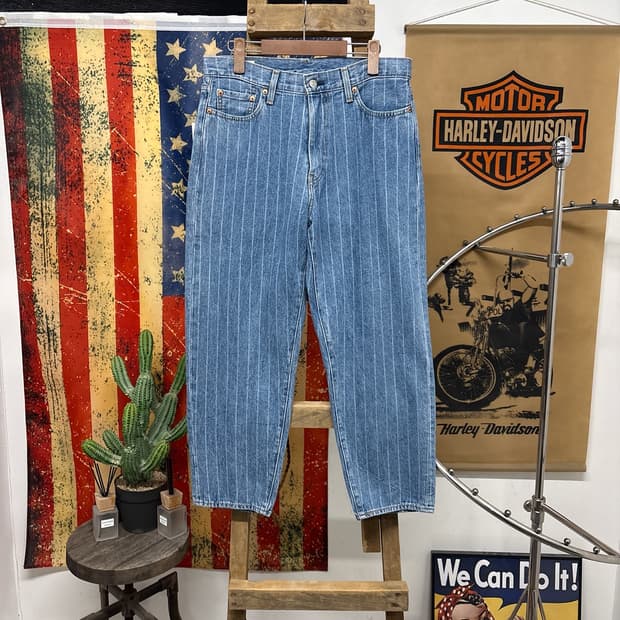 리바이스 프리미엄 진스 STAY LOOSE 히코리 데님팬츠 N1040  