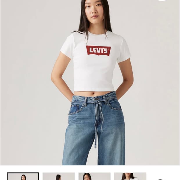 리바이스 여성 반팔티