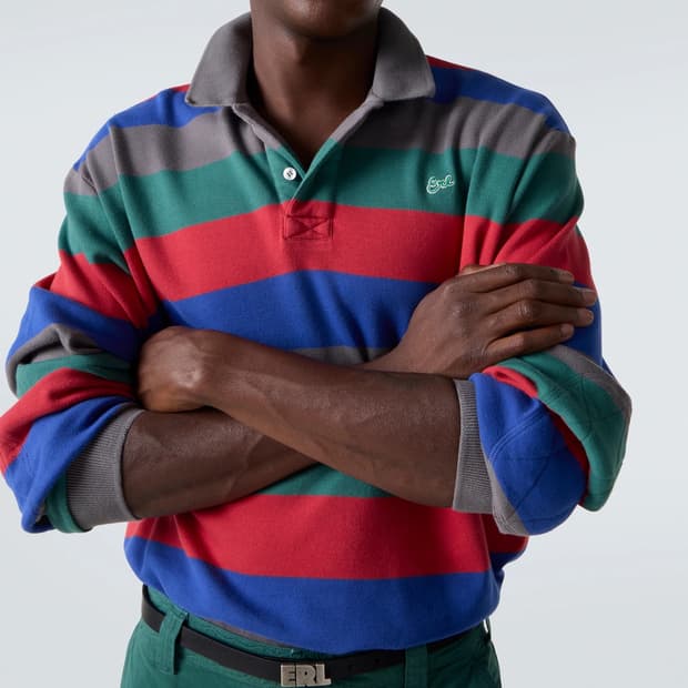 [S,M,L]이알엘 ERL 25fw 스트라이프 폴로 셔츠