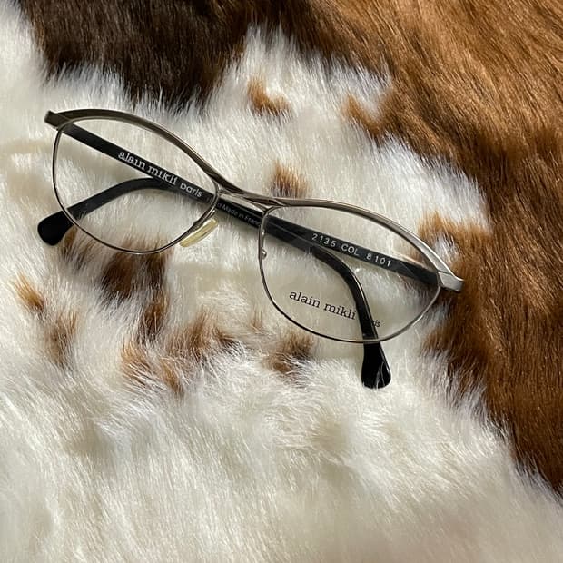 alain mikli 실버 프레임 안경