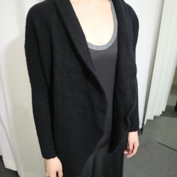 James perse cashmere open cardigan