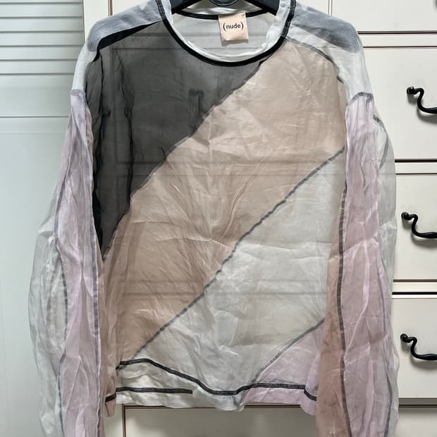 (nude) 시어 롱슬리브