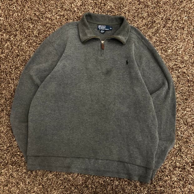 폴로 랄프로렌 코튼 하프집업 스웻셔츠 맨투맨