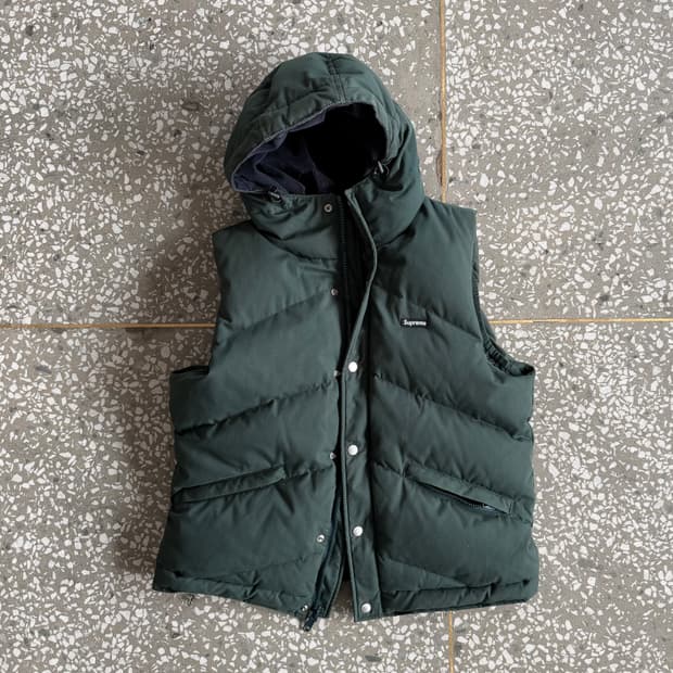 슈프림 후드 다운 베스트 - 12fw