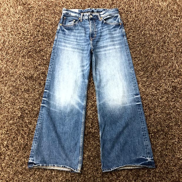  30 H&M 부츠컷 워싱 데님 팬츠