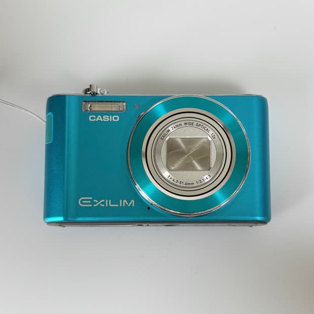 카시오 엑슬림 zs210 블루 디카 디지털 카메라 빈티지 디토 y2k