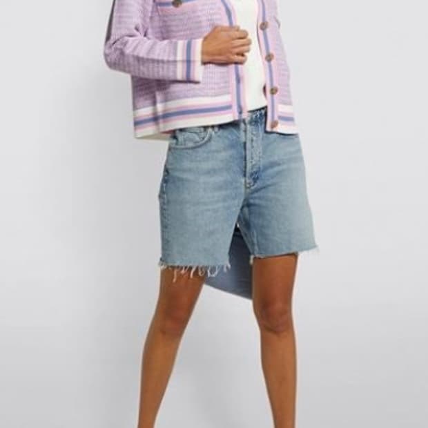 산드로 트위드 가디건 0사이즈