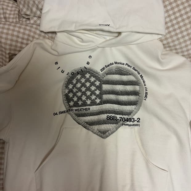 베니조프로덕트 기모o 후드티 1사이즈