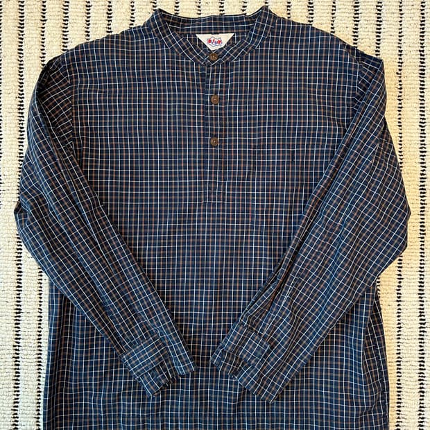 블리치 차리나카라 체크셔츠 (made in japan)