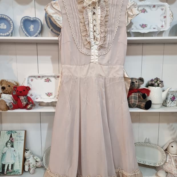 액시즈팜 axes femme 프릴 레이스 쉬폰 원피스