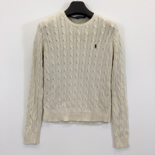 폴로 랄프로렌 케이블니트 95 아이보리 