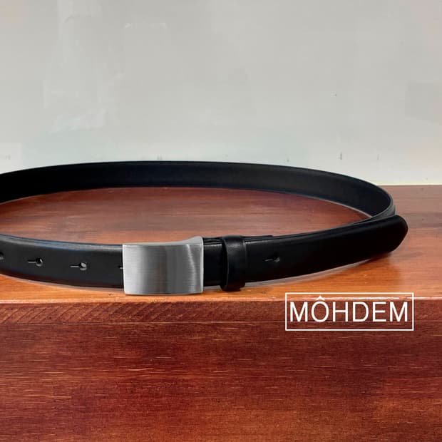 [Uinsex]미니멀 버클 이태리소가죽 벨트