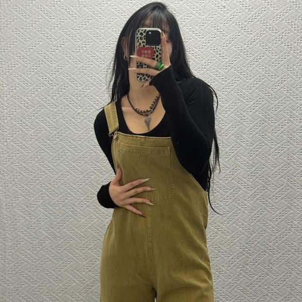 자라 ZARA 빈티지 캐주얼 컨트리 파머 포켓 멜빵바지 S C08479