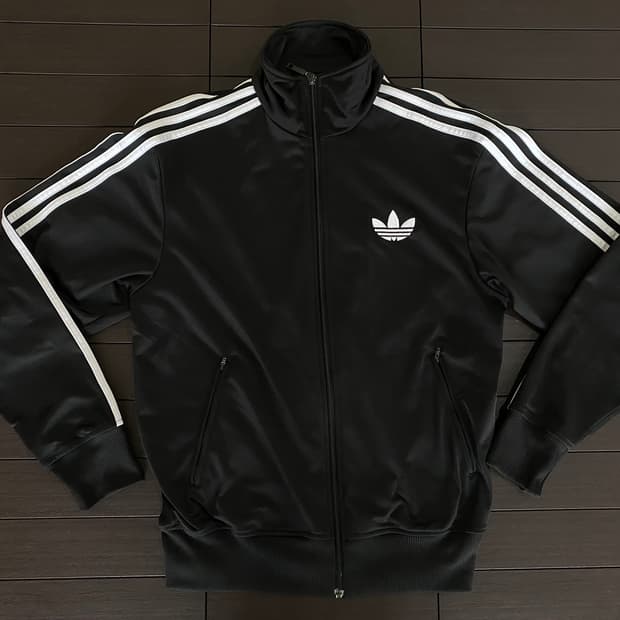 (L) 아디다스 파이어버드 져지 트랙탑 블랙