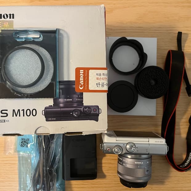 (작례 O, 풀박스) Canon eos m100