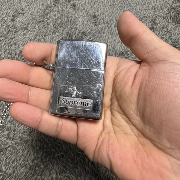 슈프림 체인 지포라이터
