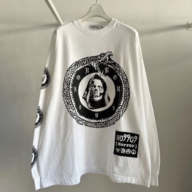키딜 패치 롱슬리브 티 KIDILL PATCH LONG SLEEVE T