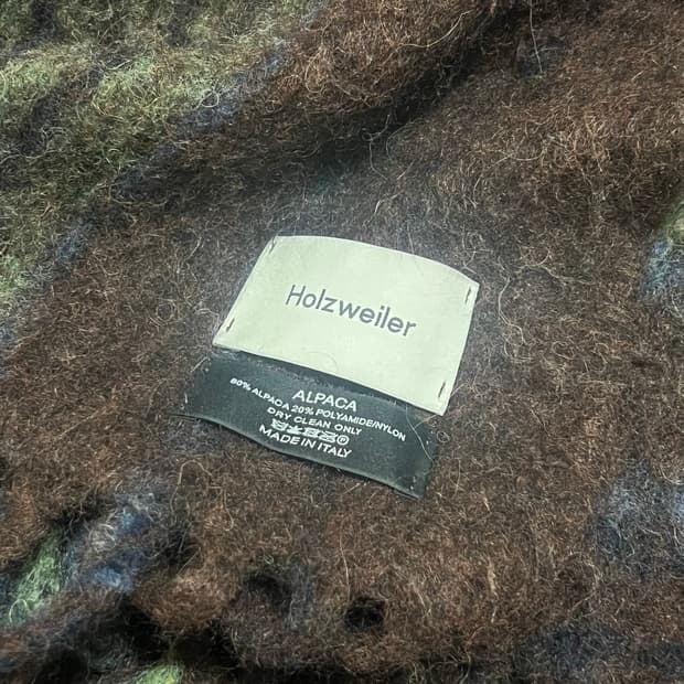 홀츠베일러 Holzweiler 알파카 모헤어 머플러