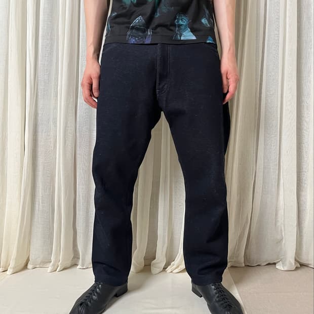 꼼데가르송 옴므 저지 데님팬츠 comme des garcons homme