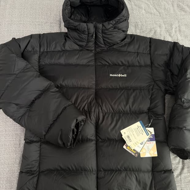[XL] 몽벨 라이트 알파인 다운 파카 블랙