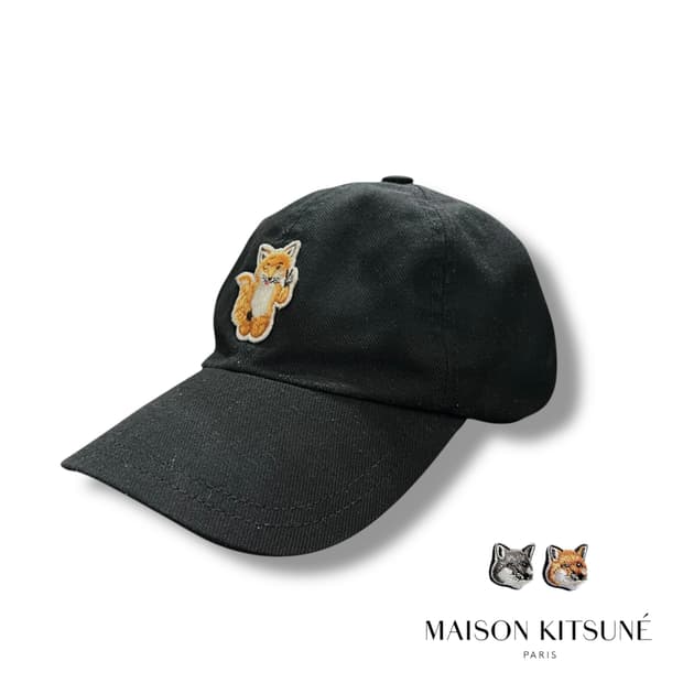 메종키츠네 폭스 자수 볼캡 s08652