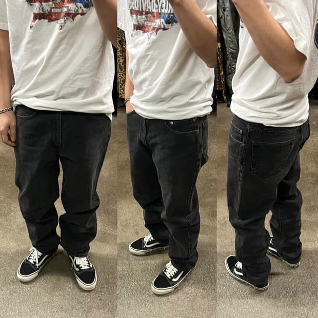 00s USA 리바이스550 블랙진 (32“)