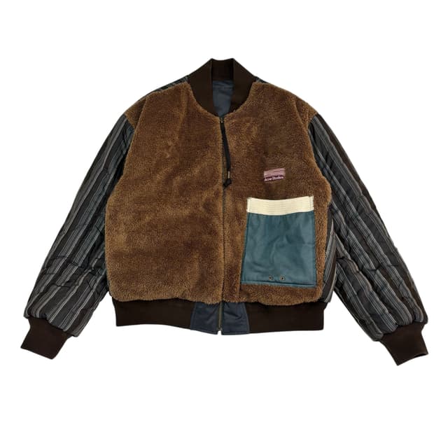 아크네스튜디오 리버시블 패치 봄버 자켓