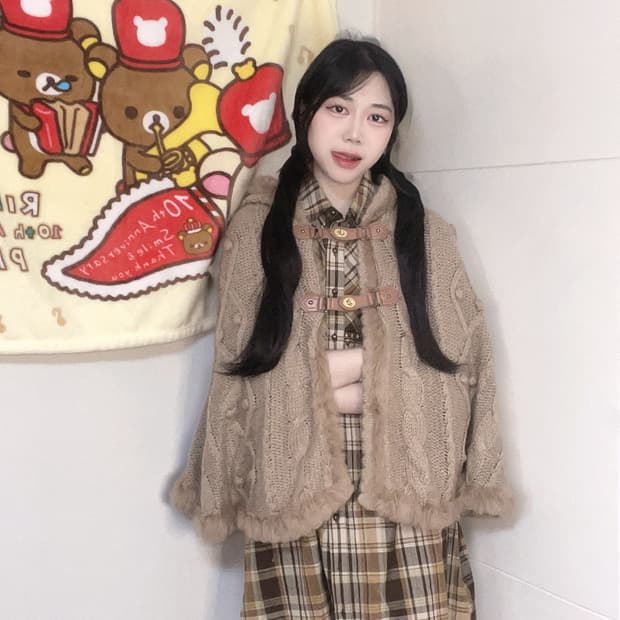 초코 모리걸 케이프 빈티지 세트 mori vintage