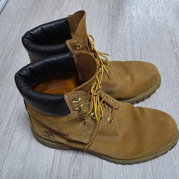 팀버랜드 6인치 워터프루프 프리미엄부츠(9.5W)