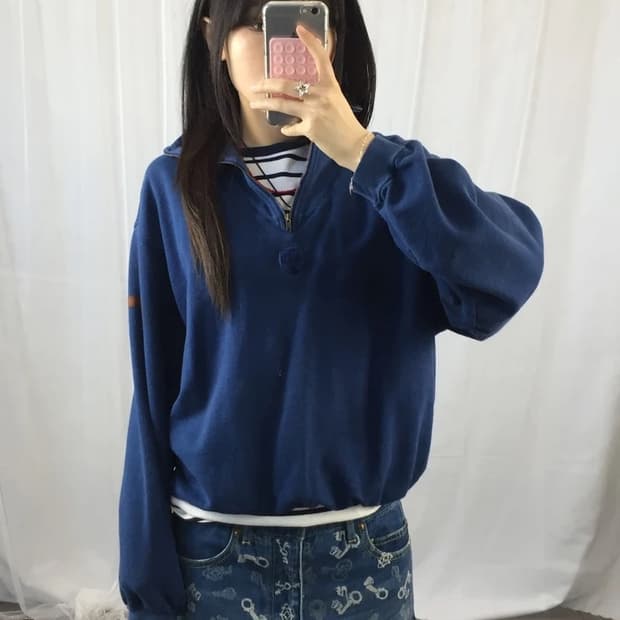 90's Adidas Descente Half Zip Sweatshirt