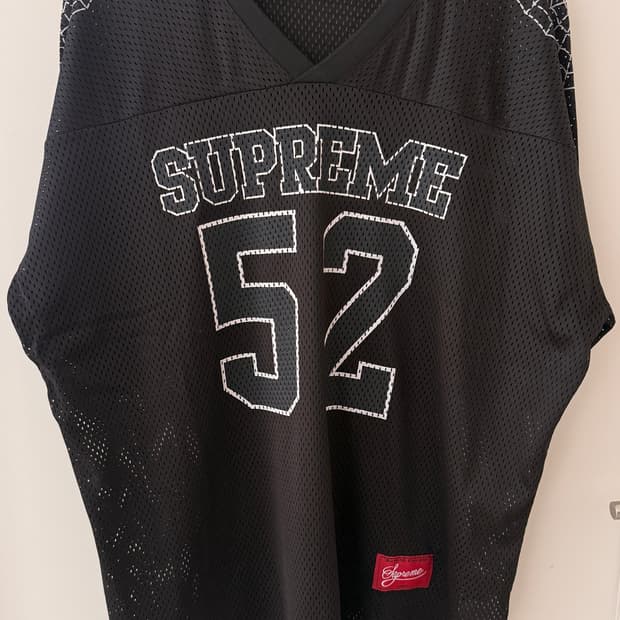 슈프림(SUPREME) 스파이더웹 풋볼져지 XL