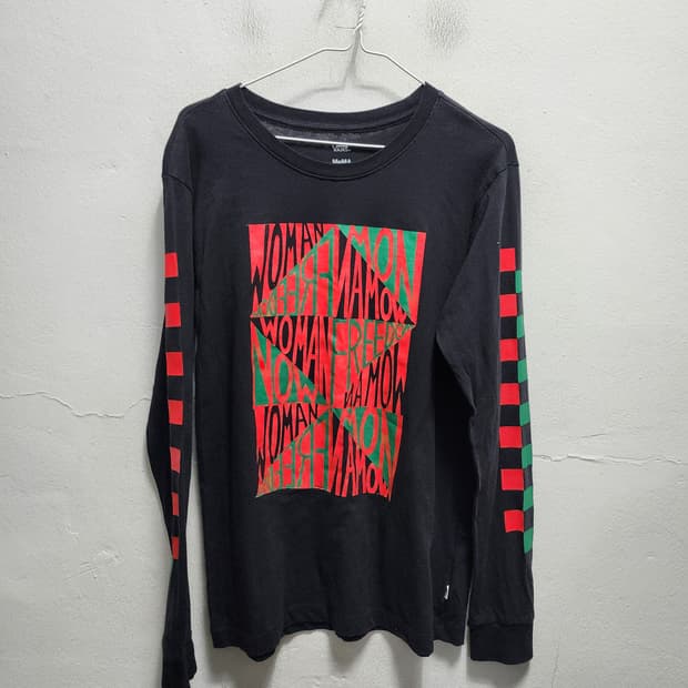 반스 MoMA 프린팅 긴팔 티셔츠 