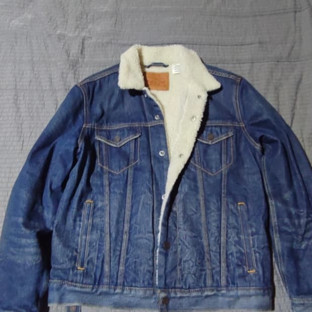 리바이스 양털자켓 쉐르파 트러커 청자켓  m(100~105) 새상품