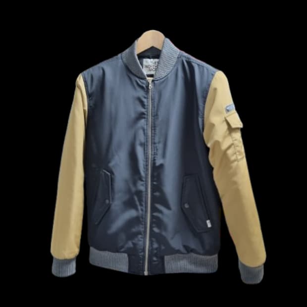 남성 노스페이스 화이트라벨 봄퍼 MA-1 패딩 항공 점퍼